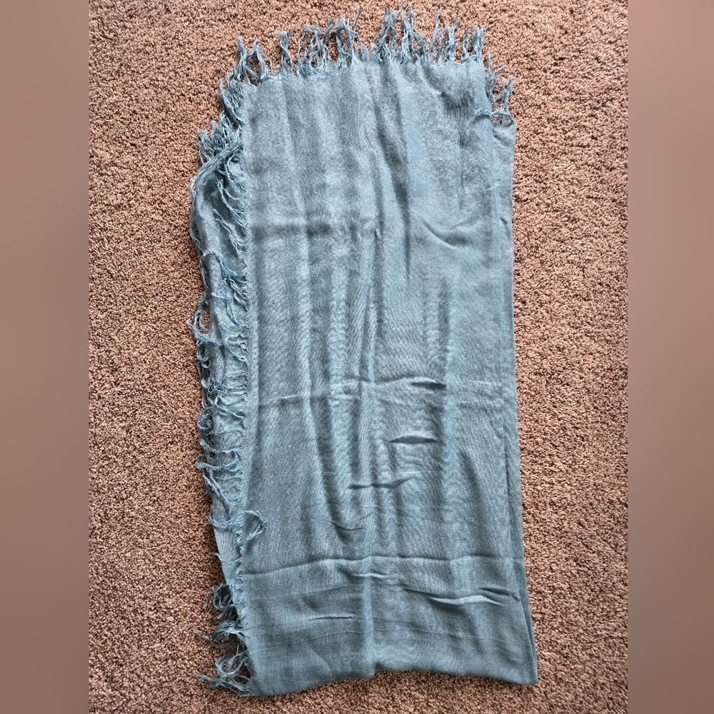 Blue Pacific Cashmere Blend Rectangle Scarf